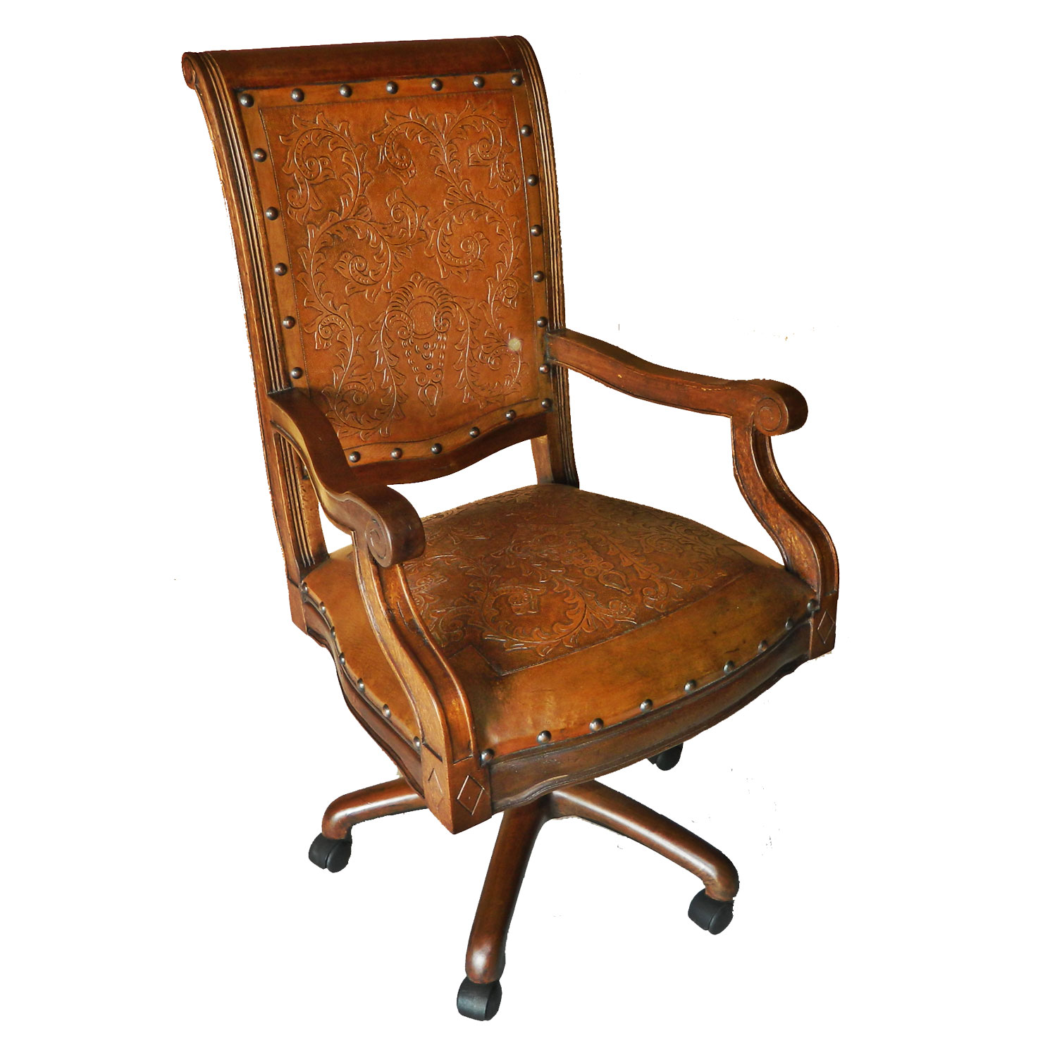Imperial Office Chair, Colonial, Rustic New World Trading