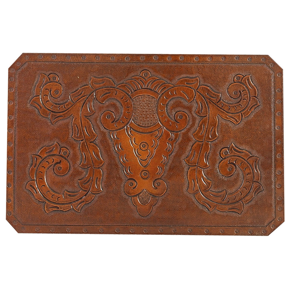 Colonial Hand Tooled Leather Pattern - New World Trading