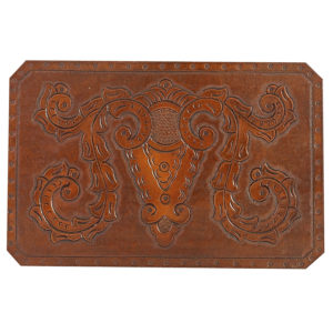 Colonial Hand Tooled Leather Pattern